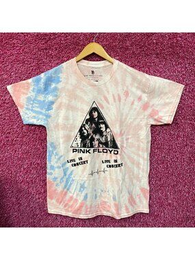 Pink Floyd Live In Concert Tie Dye T-Shirt Medium